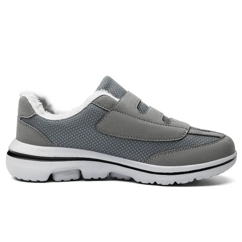 Winter Warm Elderly Shoes With Wide Toe Box Diabetic Shoes For Fat Foot Orthopedics Swollen Feet Thumb Eversion Foot Pain Relif.