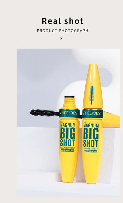 Pink Mascara Waterproof Long Lasting Curling False Eyelash Professional Volume Natural Eyelash Makeup Tools  Lashes Brush.