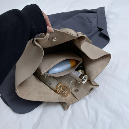 Branded Designer Shoulder Tote Bags For Women Soft PU Leather 2-IN-1 Big Capacity Shopper Tote Set 2025 Luxury Designer Handbags