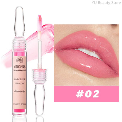 6 Colors Lip Plumping Gloss Instant Lip Plumper Extreme Volume Serum Oil Moisturizing Sexy Plump Lips Korean Makeup Products.
