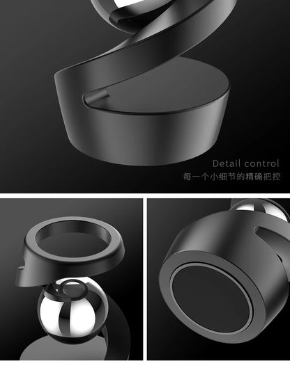 Adult Desktop Stress Relief Toy Aluminum Alloy Decompression Hypnosis Rotary Gyro Fingertip Kinetic levitating Spinner Gift.