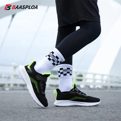 Baasploa Children Sneakers Boys Sports Shoe Tennis Casual Daily School Kids Running Shoes Walking Sneaker for Boys Free Shipping.