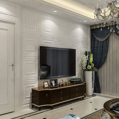 12pcs 50cm 3D Wall Panel 3D wall sticker Relief Art Wall Panel not self-adhesive Sticker Living Room Kitchen bathroom Home Decor