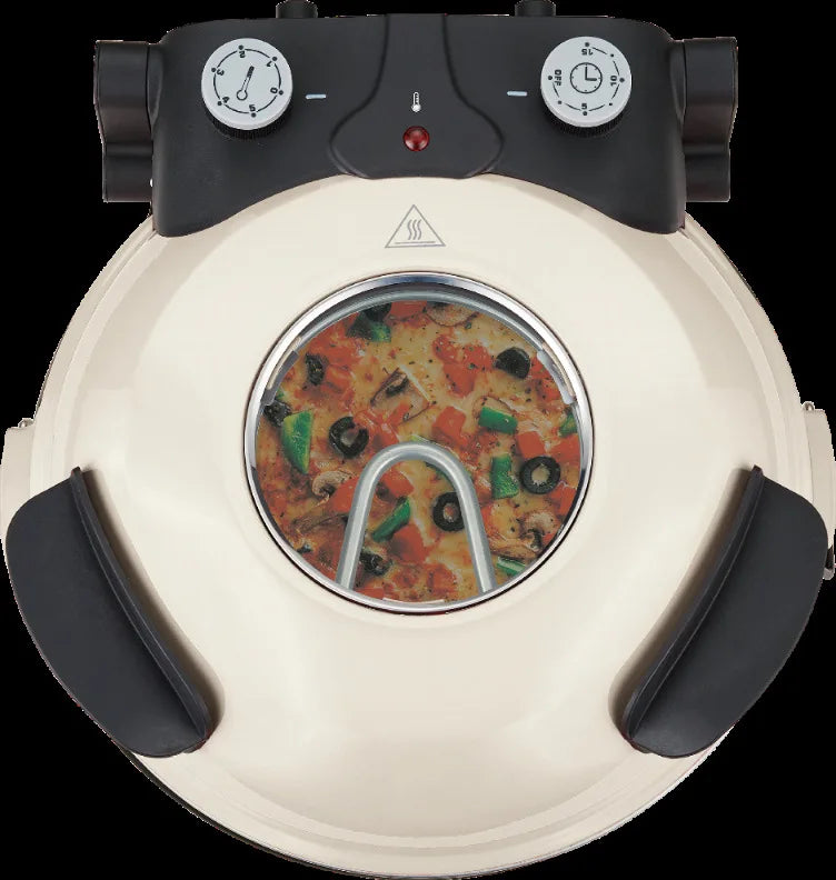 Transparentes Beobachtungsfenster, Pizzaofen, 30,5 cm, individuelle Pizzamaschine, schnelle Erwärmung, DIY, multifunktional