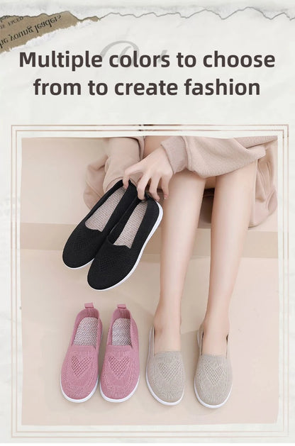 Women's Shoes Spring Summer Casual Breathable Chunky Sole Flat cheap shoes clearance.