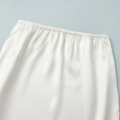 Tossy White Casual Lace Long Skirt For Women Slim High Waist Patchwork Elegant Commute Clothes Summer 2025 Female Maxi Skirt New.