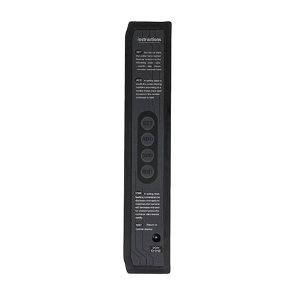 220 V große LED-Digital-Wanduhr, Zeit, Temperatur, Datum, Woche, Anzeige, automatischer Dimmer, leuchtende, leise Tischuhr, Wanduhr, 48 x 19 cm