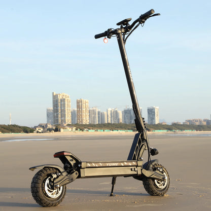 YUME HAWK Electric Scooter,  1200W*2 Powerful Motor 60V 22.5Ah Battery 70km/h Max Speed 10x3.15' Tubeless Tires Adult Escooter.