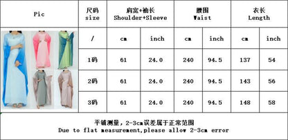 Gradient Color Shiny Batwing Satin Maxi Abaya Dubai Luxury 2024 Abayas For Women Muslim Kaftan Dress Islam Caftan Marocain Femme.