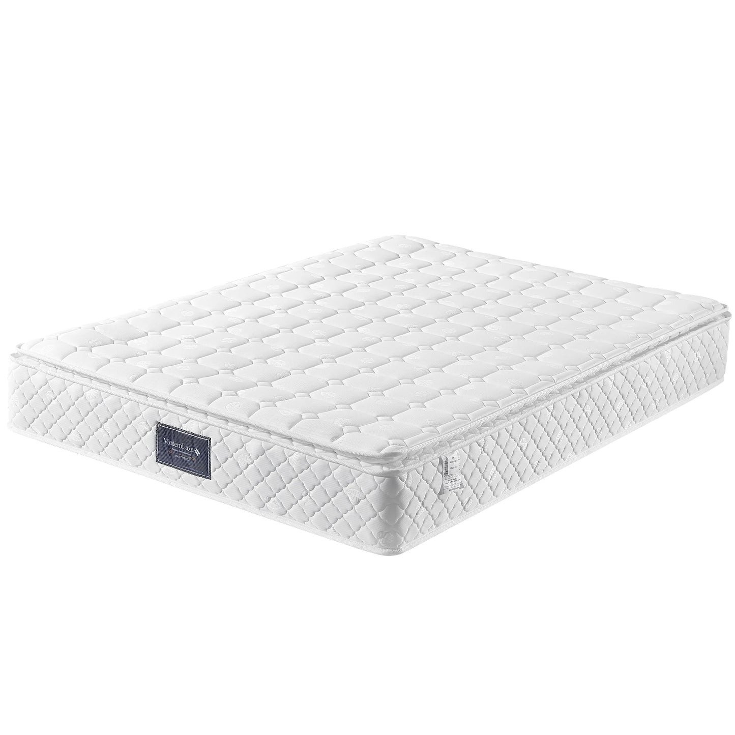 Spring Core Mattress, 7-zone Cold Foam Mattress, Pocket Springs, Quilted Microfiber Cover, Firmness Level H3, Height 25 Cm.