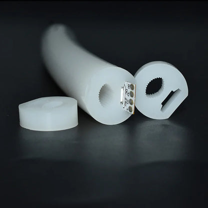 360° Glowing Round LED Neon Tube Rope Lamp Flexible Silicone Diffuser Channel WS2811 WS2812B Soft IP65 Outdoor Tape Strip Lights