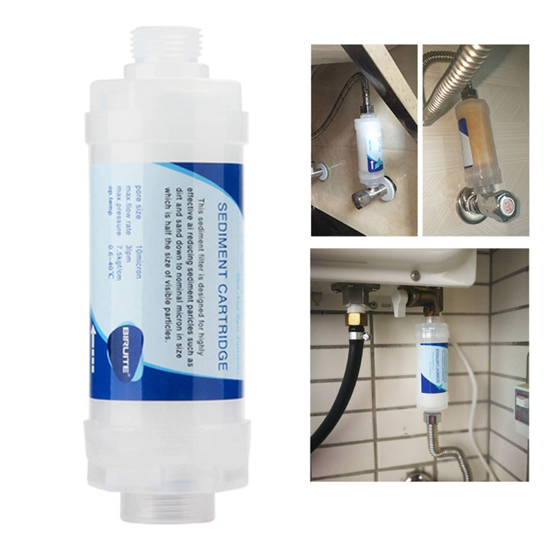 Home Water Filter Sediment Filter Cartridge Replacement Maximum Flow 30 lpm Operating Temp 33.08º F to 104ºF