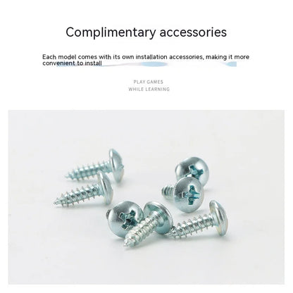 Busy Board DIY Material Accessories Lamps Doorbell Montessori Teaching Aids Hands-on Ability Sound Color Recognition Wooden Toys.