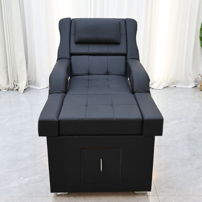 XinSheng Elektrisch verstellbares Lift-Shampoo-Bett, Massagetisch, All-in-One-Salon-SPA-Massagebett mit Haarwaschbecken und Fußbad