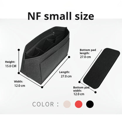 Purse Organizer Insert for Handbags, Felt Bag Organizer for Tote & Purse, Tote Bag Organizer Insert, for lv neverfull