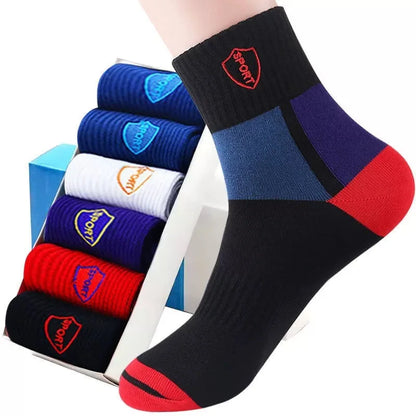 10/5/3MEN'S Mid-calf Socks Cotton Socks for All Seasons, Solid Colour and Versatile.