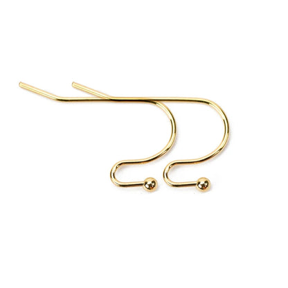 50pcs Never Fade PVD Stainless Steel Earrings Hooks Clasp Bulk Anti Allergy Earring Making Earing Wires For Diy Jewelry Findings.