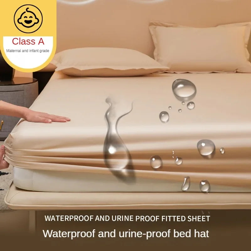 Waterproof bedsheet, bedspread, single piece urine proof and breathable mattress, dustproof cover, mat without pillowcase