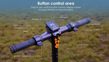 KuKirin S1 Max EU STOCK 2025 New Electric Scooters 350W Motor 36V 10.4Ah Battery 8 inch Tire 39km Max Range Foldable E-Scooters.