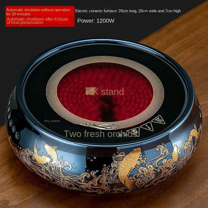 220V High-Temperature Resistant Electric Tea Stove & Tea Kettle Set for Home Use A