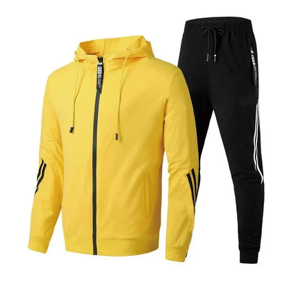 Men's Set Pullover Sweatshirt Hoodies Sweatsuit Long Sleeve High Quality Sports Suit 2024 Outdoors Daily Fashion Casual Clothing.
