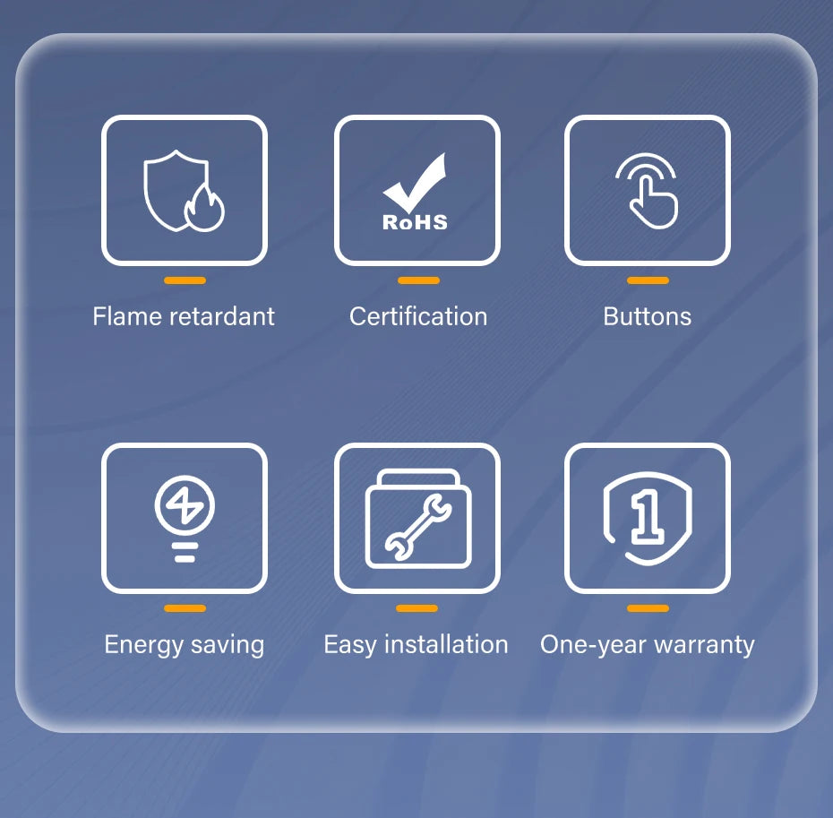 BSEED 1/2/3 Gang Wandschalter 2-Wege-Treppenlichtschalter Plus Typ-C USB-Buchse EU-Standard-Glasscheibe.