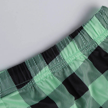 Frauen Weihnachten Pyjama Hosen Herbst Winter Plaid Gedruckt Hosen Mode Lässig Breite Bein Hosen Kleidung Streetwear
