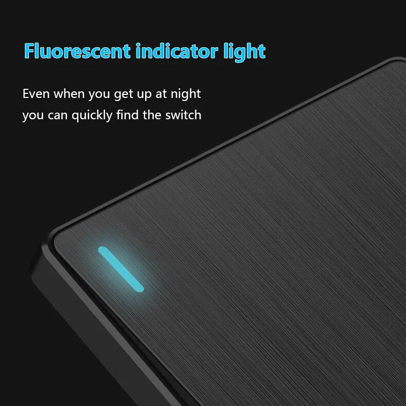 Große Neigungssteckdose im nordischen Stil, grau, 13 A, elektrische Schaltersteckdose nach britischem Standard, universelle Wand-Doppelsteckdose mit USB-Anschluss 2,1 A.