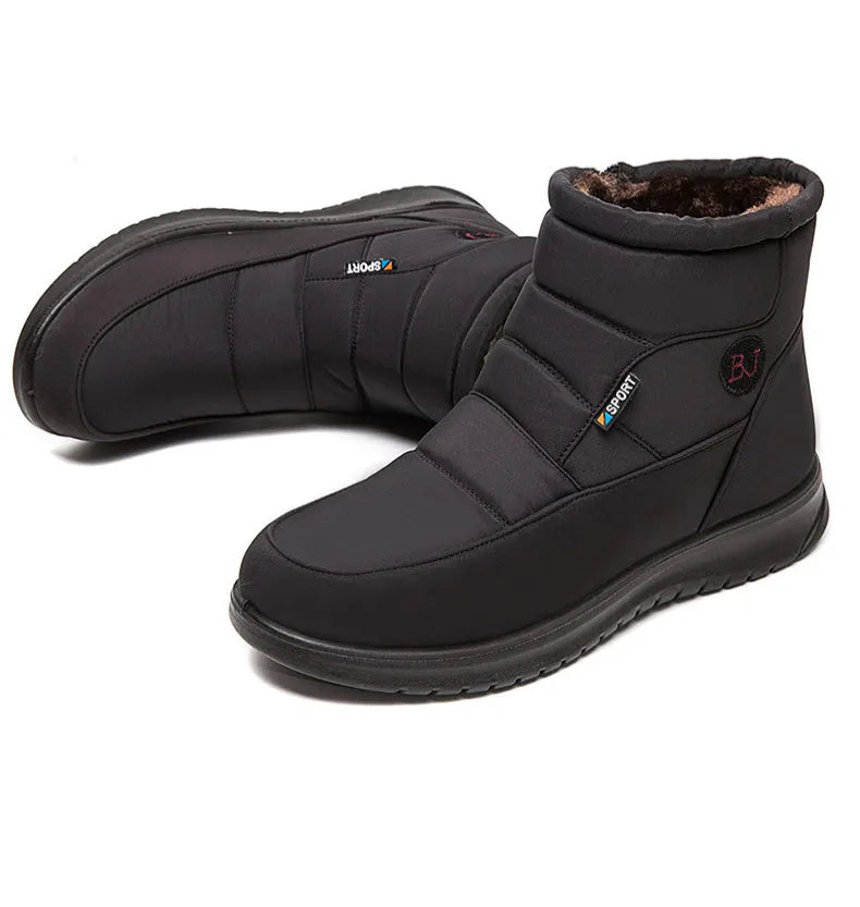 Women's Boots Waterproof Fur Boots For Snow Winter Shoes Woman Casual Rubber Botas Mujer Fashion Winter Boots Women Booties.