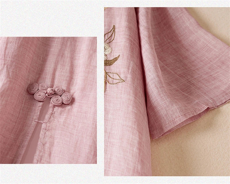 Sommer Druck Vintage Kleider Für Frauen 2025, Neue Casual Lange Dünne Atmungsaktive Kleid Femme Robe Büro Dame Arbeit Elegante Kleidung