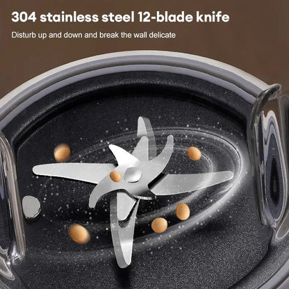 8 in 1 Automatic Soy Machine for Homemade Nut, Oat, Plant Based and Coconut Milks with Timer, Keep Warm & Self-Cleaning Function.