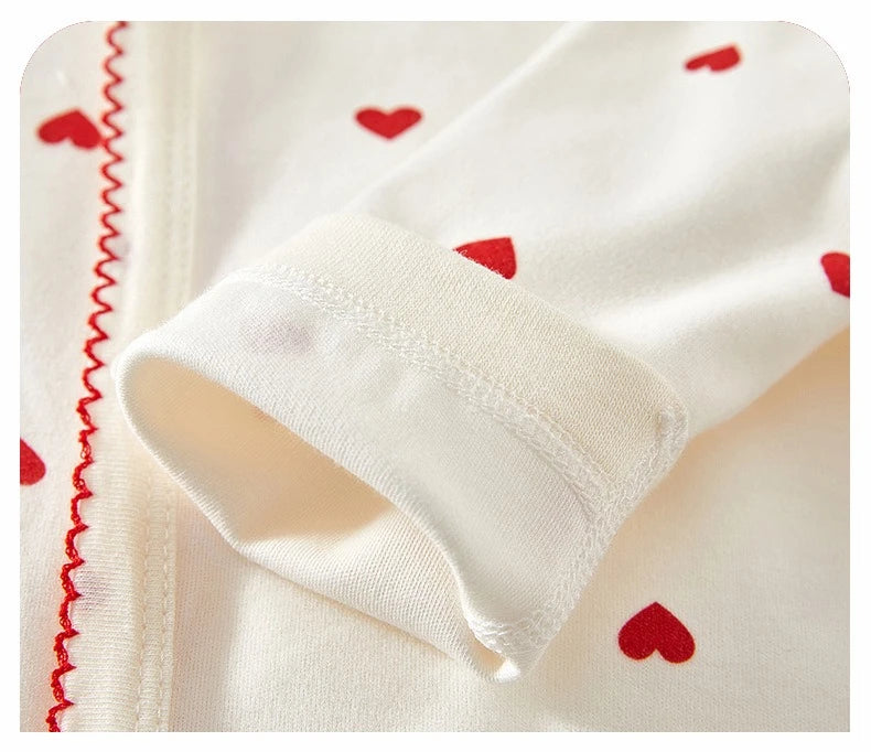 Somenie Baby-Einteiler, Frühling und Herbst, Baumwoll-Pyjama, Jungen- und Mädchen-Baby-Overall, niedlicher bedruckter Body, bequemer Einteiler für Neugeborene.