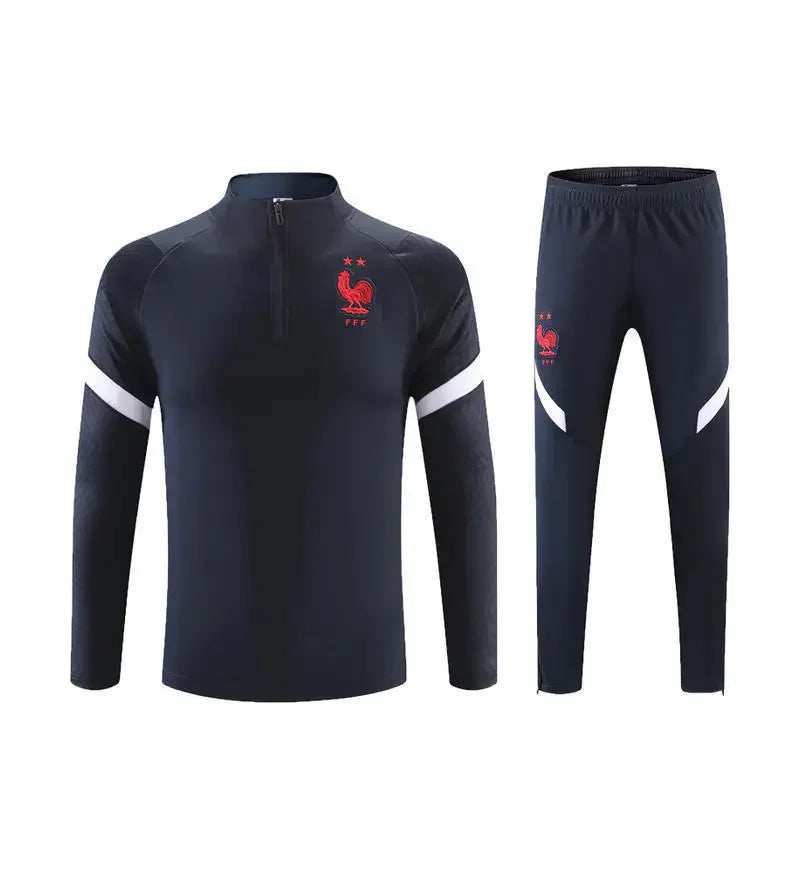Adult Football Sportswear Set Long Sleeve Printed Ball Jersey Casual Style Training Match Outfit Comfortable Breathable Clothing.