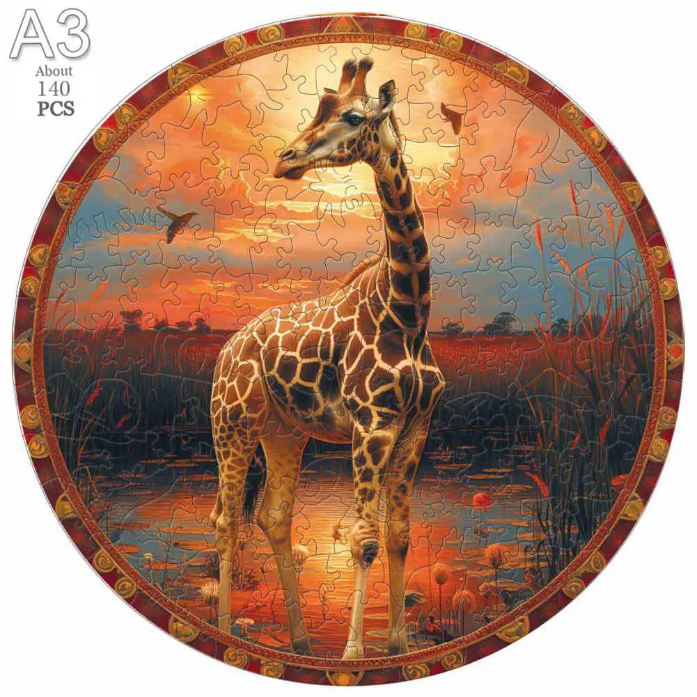 Unique Wooden Animal Jigsaw Puzzles Colorful Rabbit Cat Dog 3D Puzzle Gift Interactive Toy for Adults Kids Educational Jigsaws