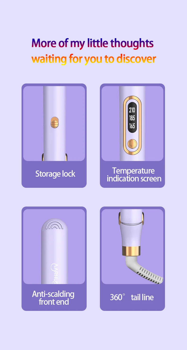 Women's Electric Hairbrush For Xiaomi Straight Hair Curly Hair 2 in 1 Negative Ion Hair Care 10 Seconds Quick Heating Hairbrush.