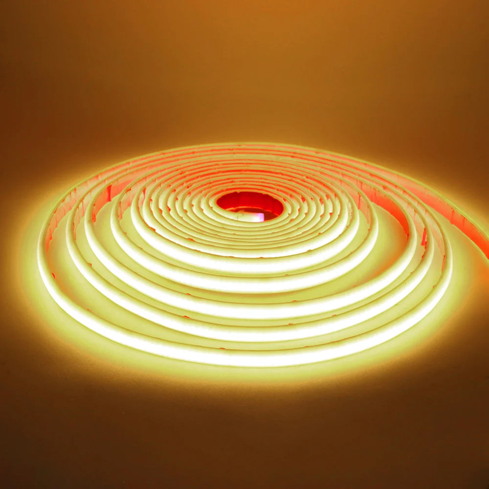 12V 24V COB Led Neon Strip Light Tape Waterproof IP68 320 LEDs Flexible Milk Tube Liner Lighting 10 Colors 0.5m 1m 2m 3m 4m 5m