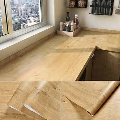 Holzmaserung DIY Aufkleber PVC selbstklebende wasserdichte Tapeten Renovierung Möbel Wandaufkleber Home Decor klebrige Papieraufkleber