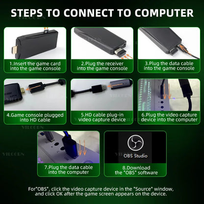 VILCORN M8 Game Stick 4K Arcade Video Game Console for MAME PS1 9 Emulator with Double Arcade Joysitck 41000 Games Retro Machine.