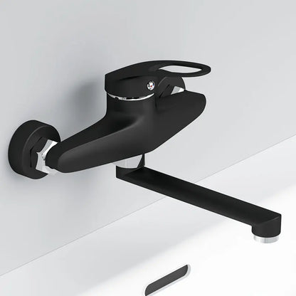 Kitchen Faucet Mixers Wall Mounted Single Handle Mixer Tap Sink Faucet Rotation Hot Cold Water Mixer Mop Pool Tap Basin Faucet