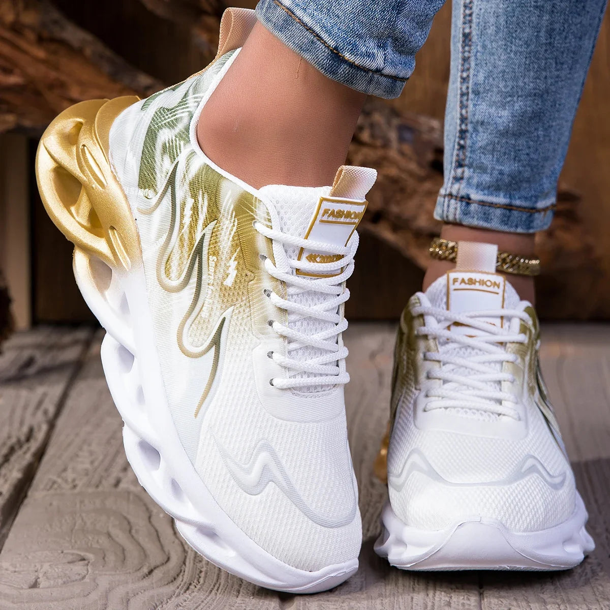 YRZL Womens Sneakers Lightweight Summer Woman Casual Sports Shoes Men Breathable Jogging Trainers Walking Tenis Ladies Shoes.