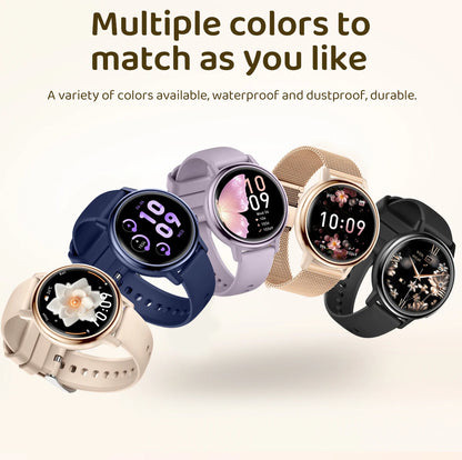 LIGE 2025 New 1.26 inch Screen Smart Watch Women IP68 Waterproof Sports Women’s Health Monitor Watches Bluetooth Call Smartwatch