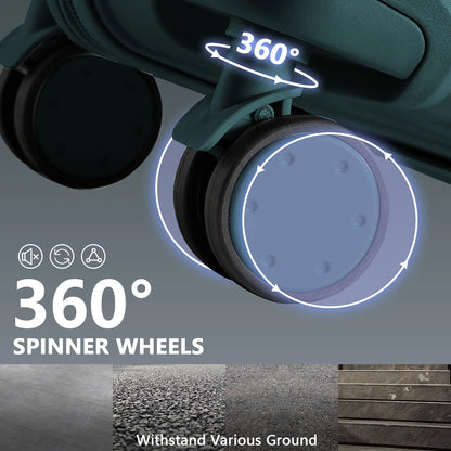 2024 Neues Design Reisekoffer Rollend, Damen Herren Handgepäck Reise Trolley 20 Zoll, Boarding Cabin Gepäck Koffer 24 28''.