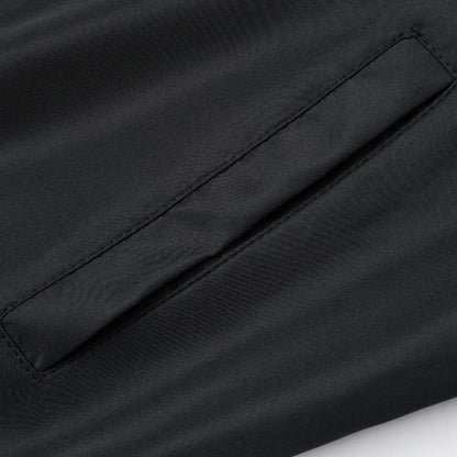 2024 Spring and Autumn New Baseball Collar Short Loose Solid Color Jacket Men's Business Casual Thin Coat Trend.