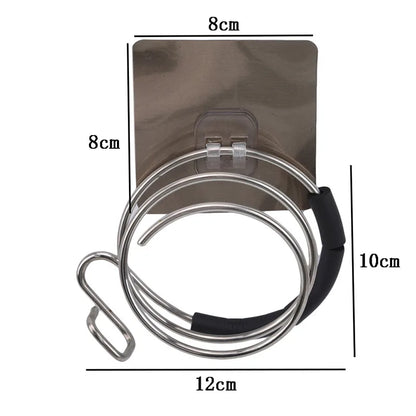 Neue Spirale Wand Montiert Haartrockner Lagerung Organizer Rack Halter Aufhänger Verwendung Im Badezimmer Salon Stylist Werkzeug Trockner Organisieren