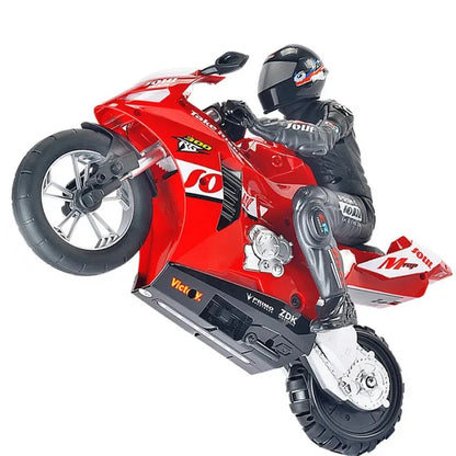 1/6 RC Motorcycle Rc Cars Self-stable Balance Standing on One Wheel Competitive Racing Drift Stunt Electric Motorcycle for Kids.