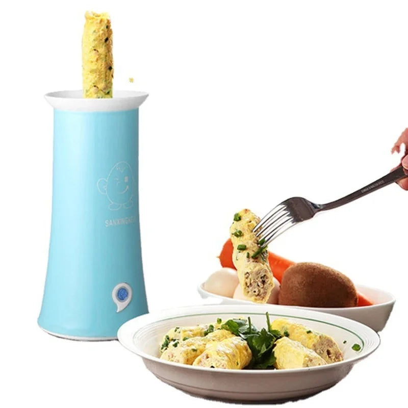 5-in-1 Automatic Egg Cooker Machine - Omelette/Tamagoyaki/Egg Roll Maker for Breakfast with Compact Design .