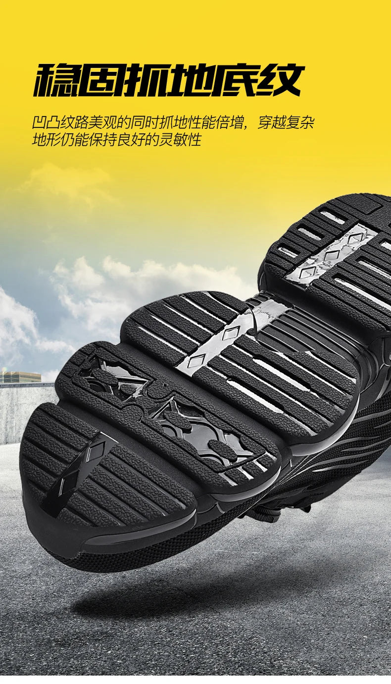 Men's Military Tactical Boots Army Boots Men Side Zipper Military Boots Men Anti-Slip Ankle Boots Work Safety Shoes Hiking Shoe.