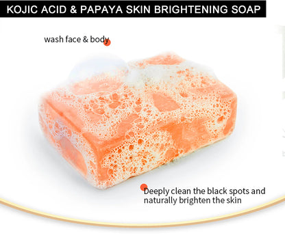 AILKE Natural Multi-Vitamin Lightening Skin Care Kit, Moisturize, Even Toning, Remove Dark and White Spots, Clean & Smooth Skin.