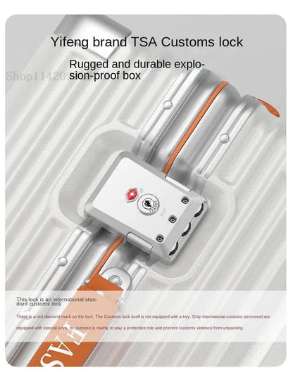 20-Zoll-Kompaktgepäck 26-Zoll-Trolley-Koffer mit großem Fassungsvermögen und Aluminiumrahmen für Männer und Frauen Reisekoffer