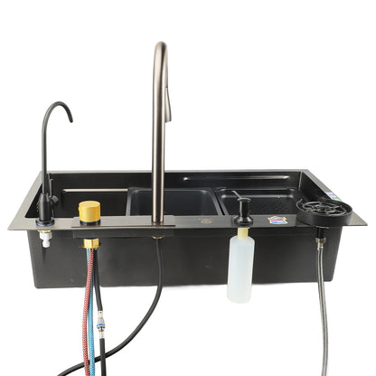 1-Set Küchenspüle, professioneller, moderner, einfacher Stil, verdickt, große Kapazität, Unterbau-Edelstahlspüle für die Küche zu Hause